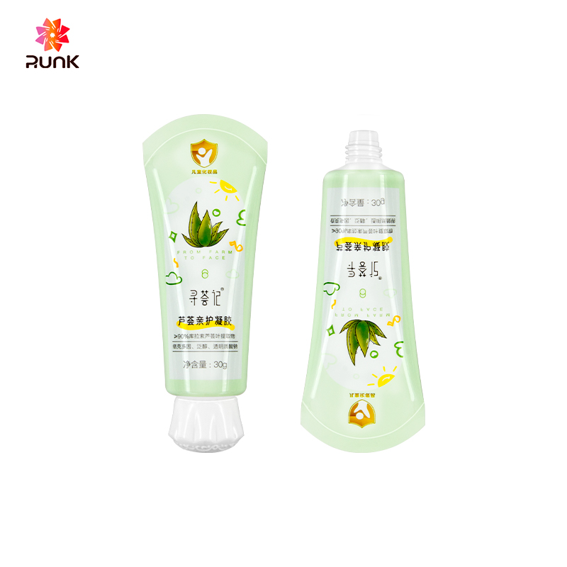 packaging for hand care plastic tube