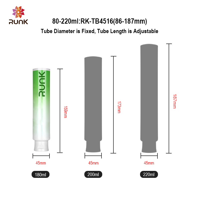 unsealed cosmetic tubes customization