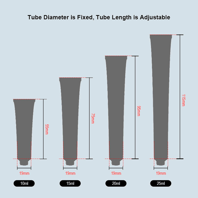 Supports 3ml to 450ml