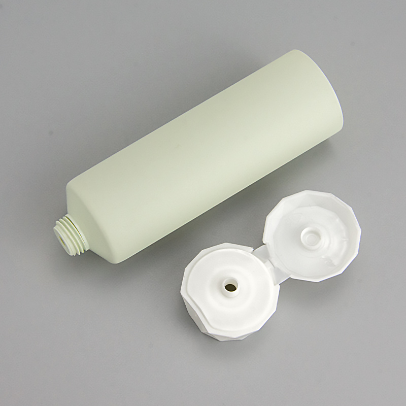 matte white flip-top cap tubes