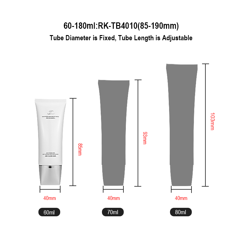 Runk cosmetic tube size