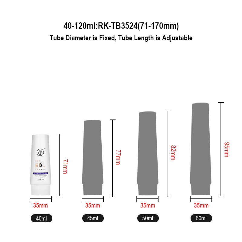 Runk Cosmetic Tube Capacity Runk Cosmetic Tube Capacity