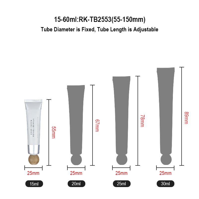 Runk Cosmetic Tube Capacity Runk Cosmetic Tube Capacity